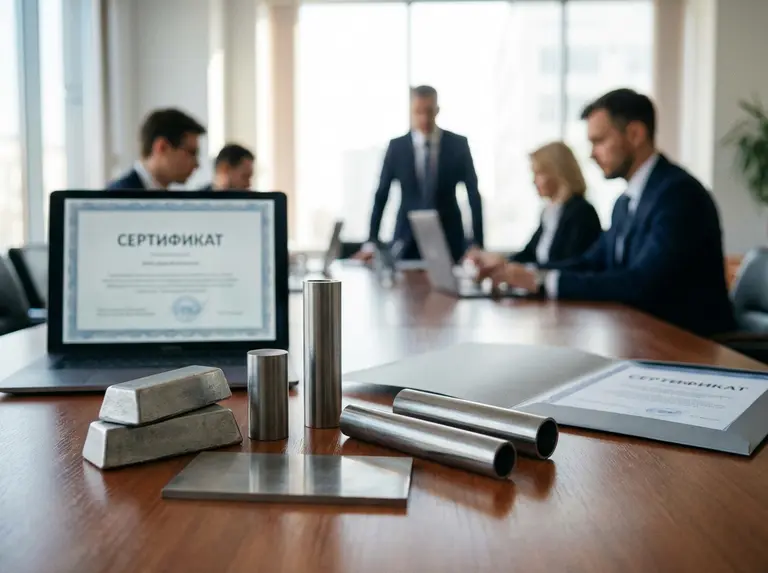 Сертификат на титан